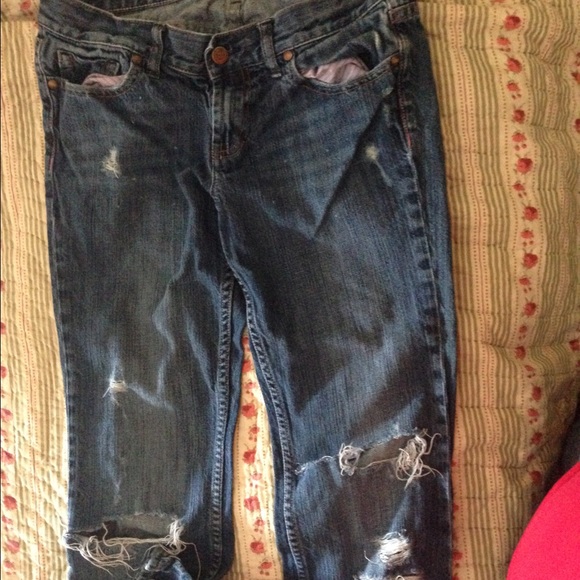 Victoria secret Pink distressed jeans