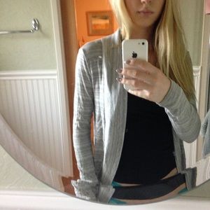 Heather Gray Cardigan