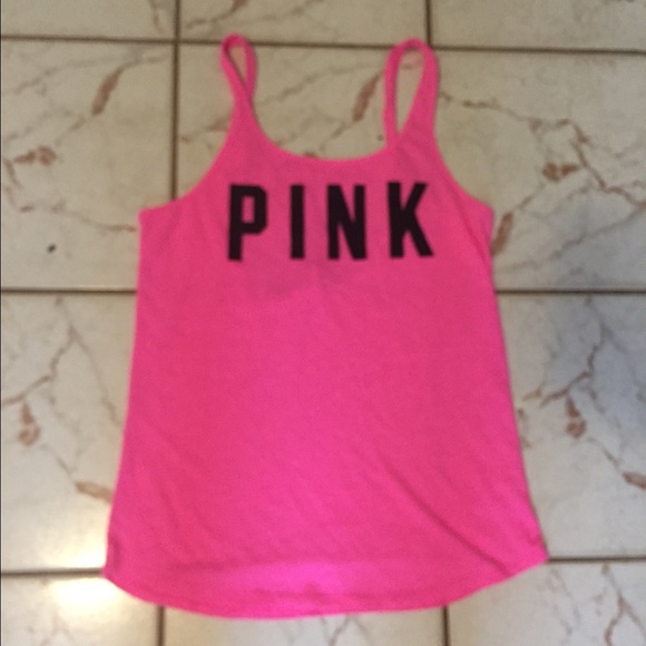 PINK tank. Low back.