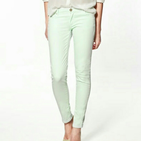 Zara Pants - REDUCED! ZARA Mint skinny pants
