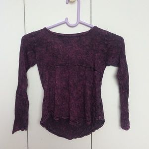 Purple Patterned Small T-Shirt