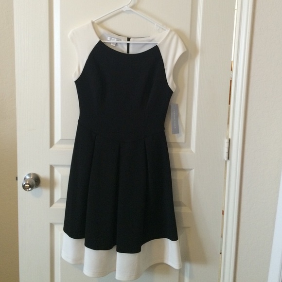 Black and white dress