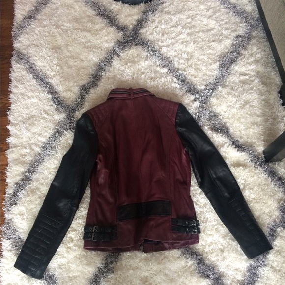 Leather Michael Kors leather jacket - Picture 2 of 4