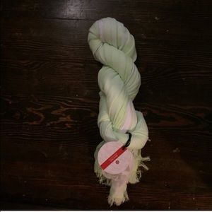 Lulemons Warrior lime green scarf