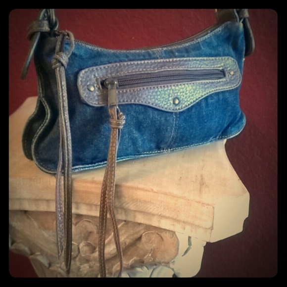 Too Cool Steve Madden Denim Shoulder Bag