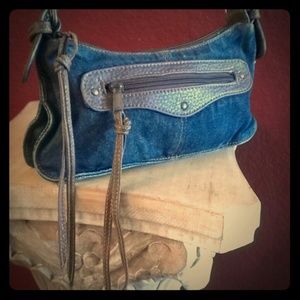 Too Cool Steve Madden Denim Shoulder Bag