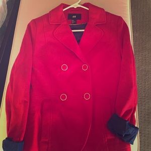 Red H&M blazer