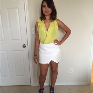 💕Zara white skirt