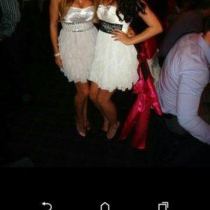 Beautiful silver dress. Perfect condition. Size S.