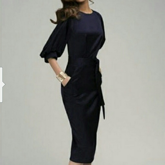 Dark Blue Chiffon CLASS!