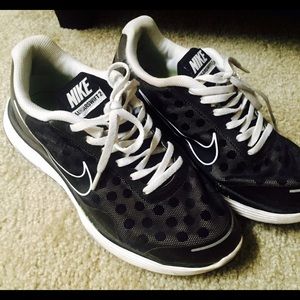 Black NIKE sneakers