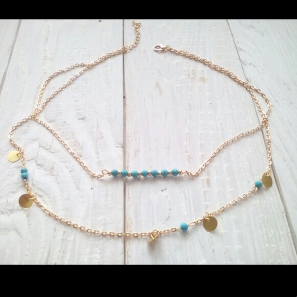 (Q3) Double Layer Necklace - Picture 3 of 5