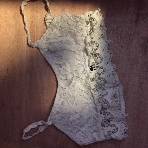 lace cream bralette