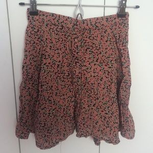 Brandy Melville Floral Skirt