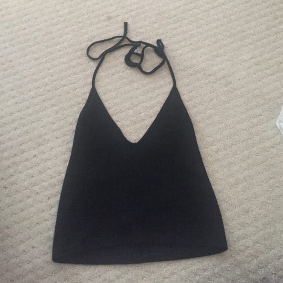 Brandy Melville Black crop top