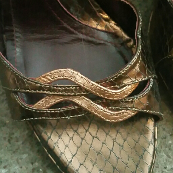 Via spiga bronze and copper heel.. - Picture 4 of 4