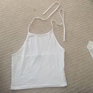 Brandy Melville white crop top