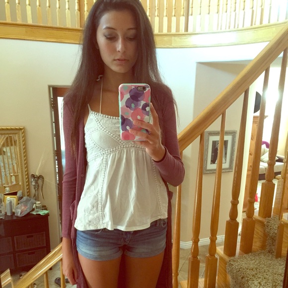 Denim Hollister shorts