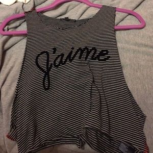 SOLD IN BUNDLE UO j'aime crop tank ASO PLL