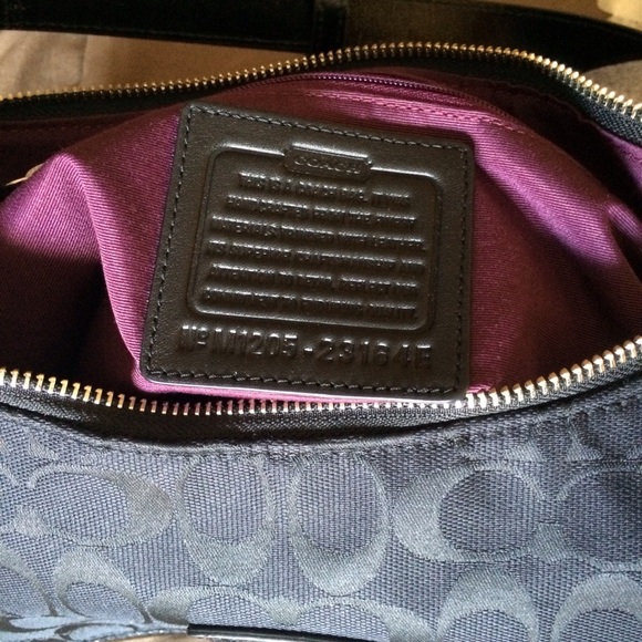 Coach signature handbag