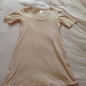 American Apparel blush tshirt dress
