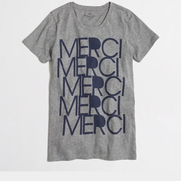 J. Crew Merci graphic tee