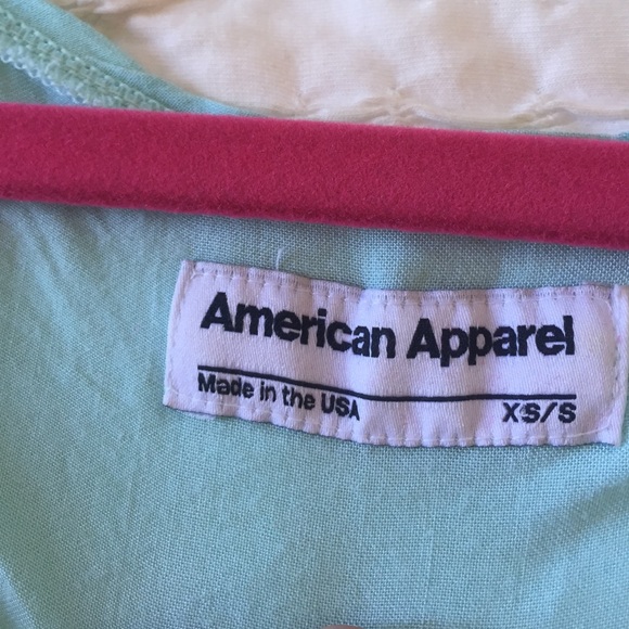 American Apparel Dress turquoise - Picture 2 of 2