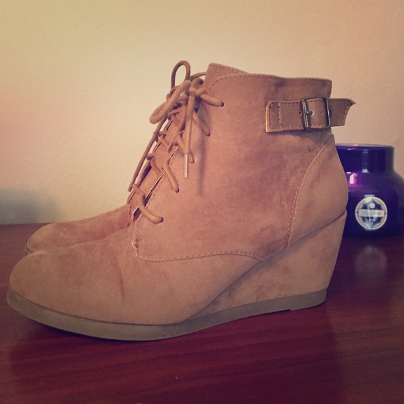 Madden Girl Tan Booties