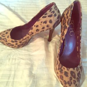 BCBG Leopard Heels