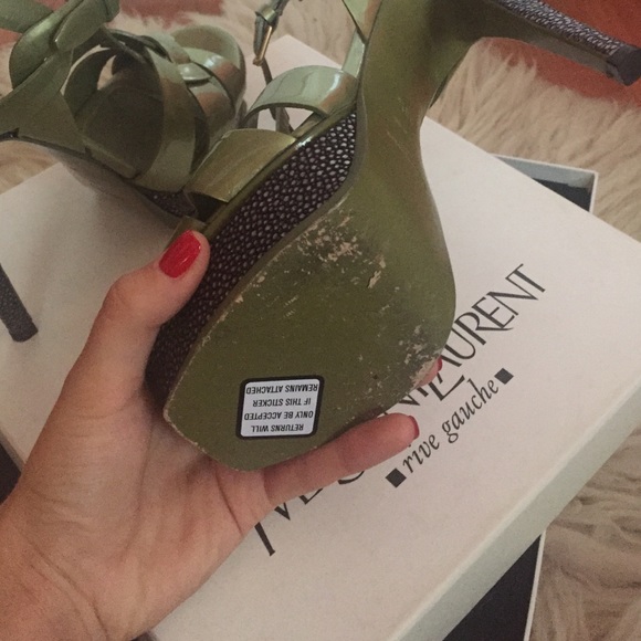 Authentic Yves Saint Laurent  tribute sandals - Picture 2 of 4