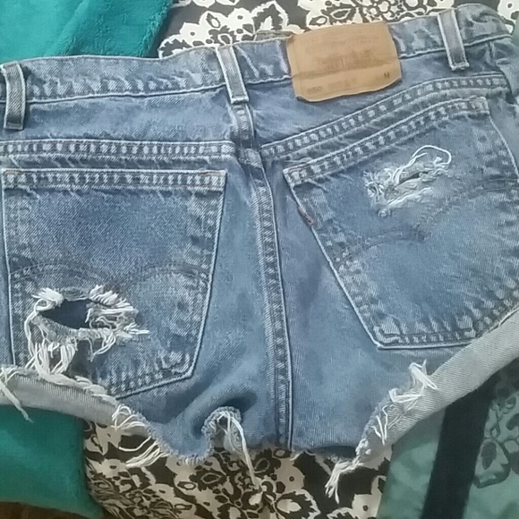 Levi's Other - Destroyed vintage Levi shorts