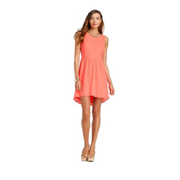 Lilly Pulitzer "Nicollet" Dress in Neon Coral