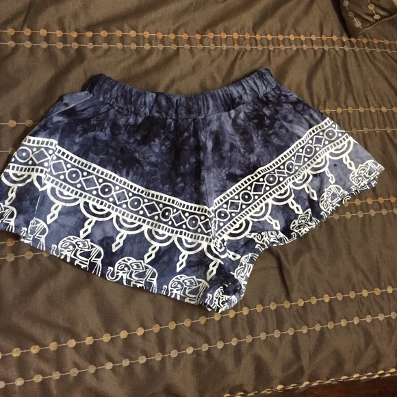 Brandy Melville Other - Tie Dye Elephant Boho Shorts