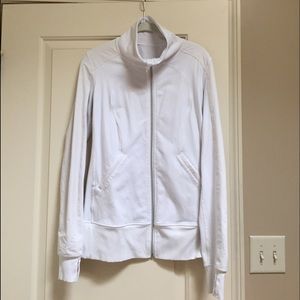 White Lulu lemon jacket