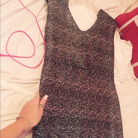 Silver sparkly dress