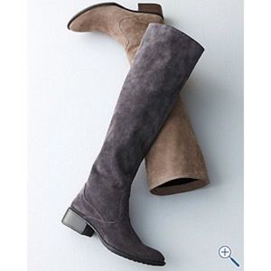 Born Crown suede "Cady" over the knee boots