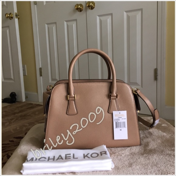 Sold-- Authentic MK Harper Medium Satchel Bag - Picture 3 of 4