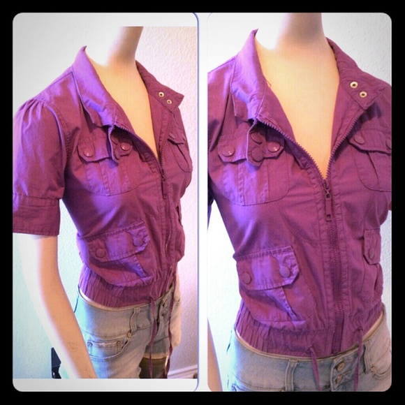 Moto crop jacket - Picture 1 of 1