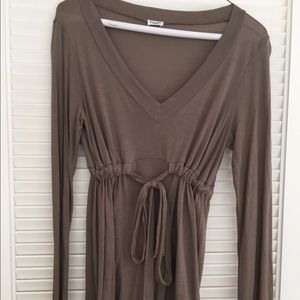 Splendid empire waist top with ties