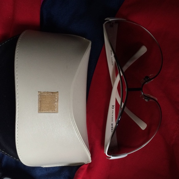 Authentic white vogue sunglasses