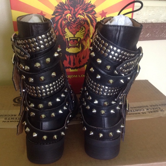 **SOLD**Jeffrey Campbell Curzados Motorcycle boot - Picture 4 of 4