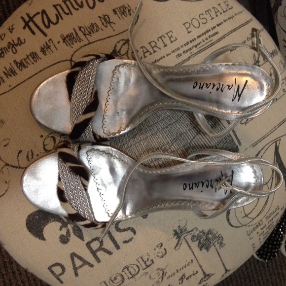 Marciano silver shoe