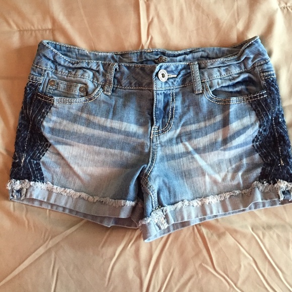 Denim shorts