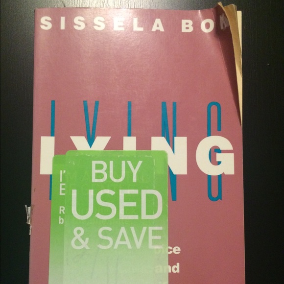 Lying by sissela Bok