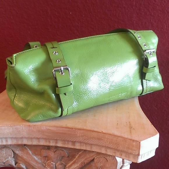 Kenneth Cole New York Green Leather Bag