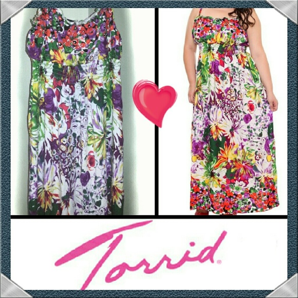 Torrid Floral Maxi Dress