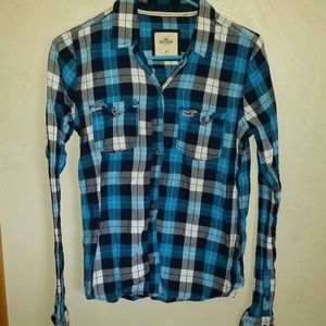 Hollister Plaid Button Down