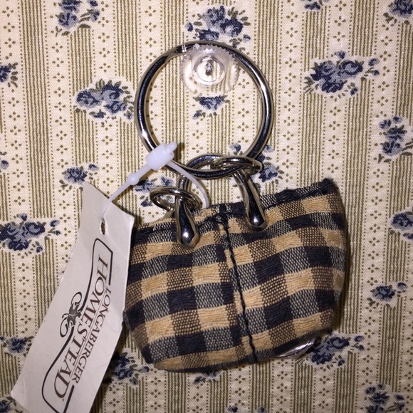 Authentic Longaberger Rare Purse Keychain