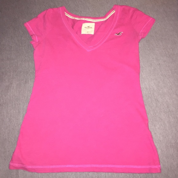 pink v-neck