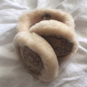 UGG Australia Sherling Earmuffs in Khaki Signature